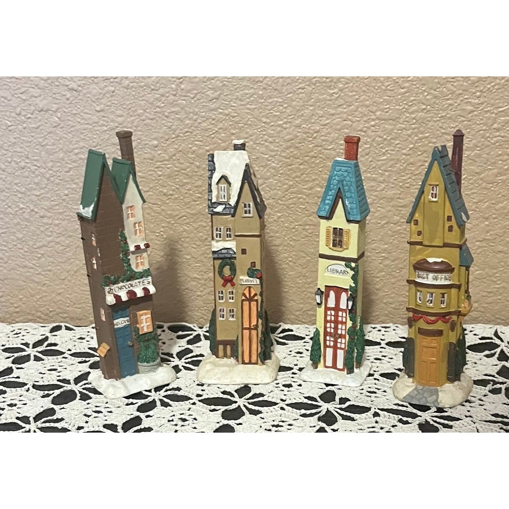 4 Christmas Village Shops